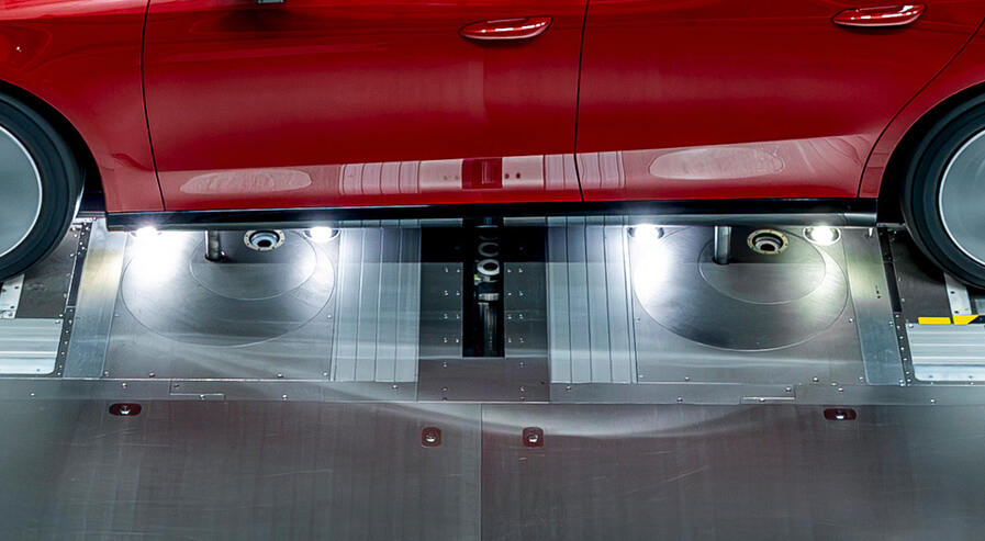 Integrierte Kalibriereinheit mit Funktionsprüfung